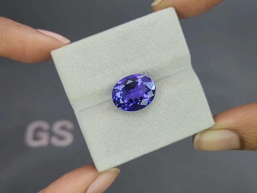 Tanzanite oval cut 7.69 carats, Tanzania Image №4