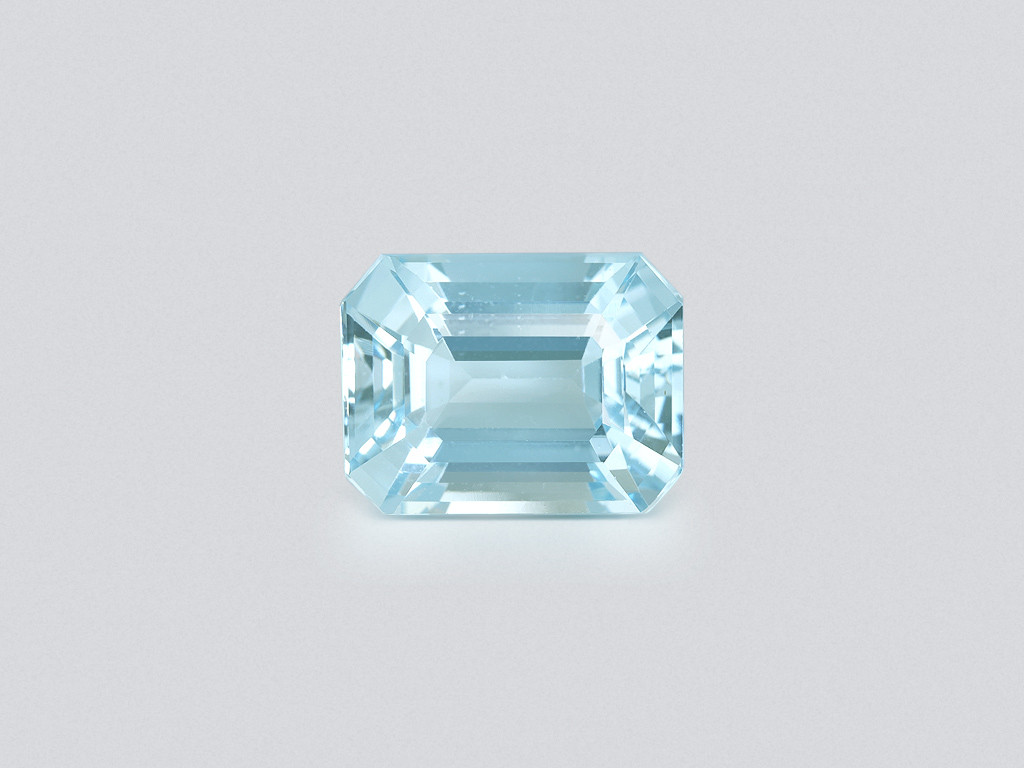 Aquamarine octagon cut 13.00 carats, Madagascar  Image №1