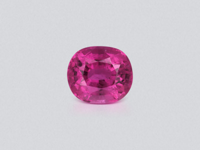 Rubellite tourmaline neon pink cushion cut 7.98 carats, Afghanistan photo