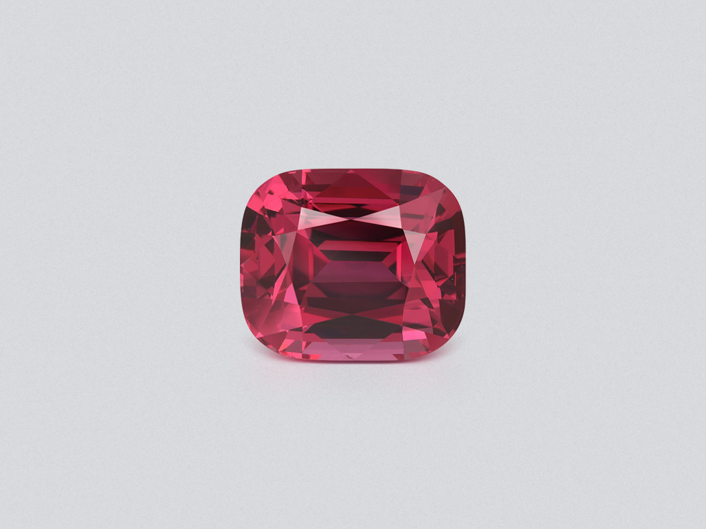 Garnet rhodolite cushion cut 5.31 carats,Tanzania Image №1