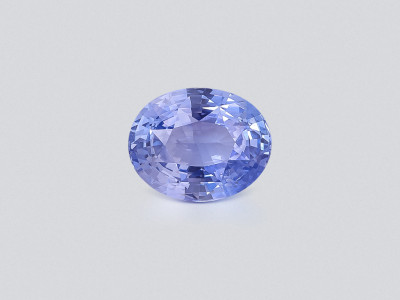 Unheated purple sapphire oval cut 4.05 carats, Sri Lanka photo