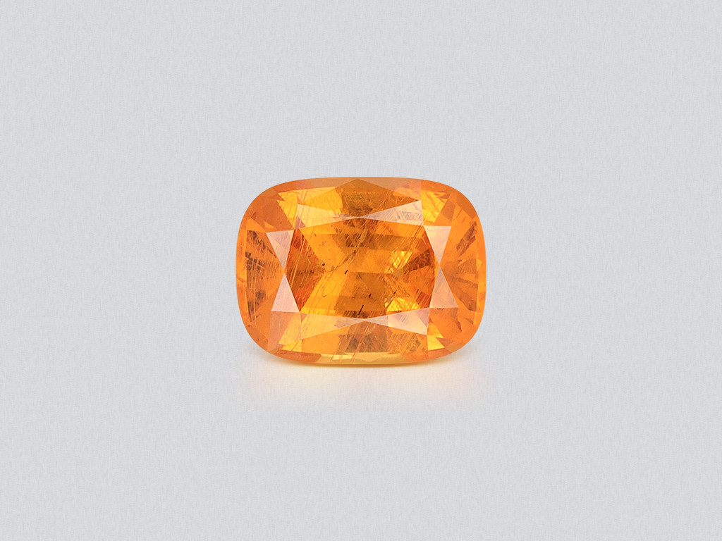 Garnet spessartine Fanta Color cushion cut 1.61 carats, Africa Image №1