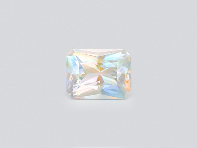 Rainbow moonstone cushion cut 15.03 carats, Madagascar photo