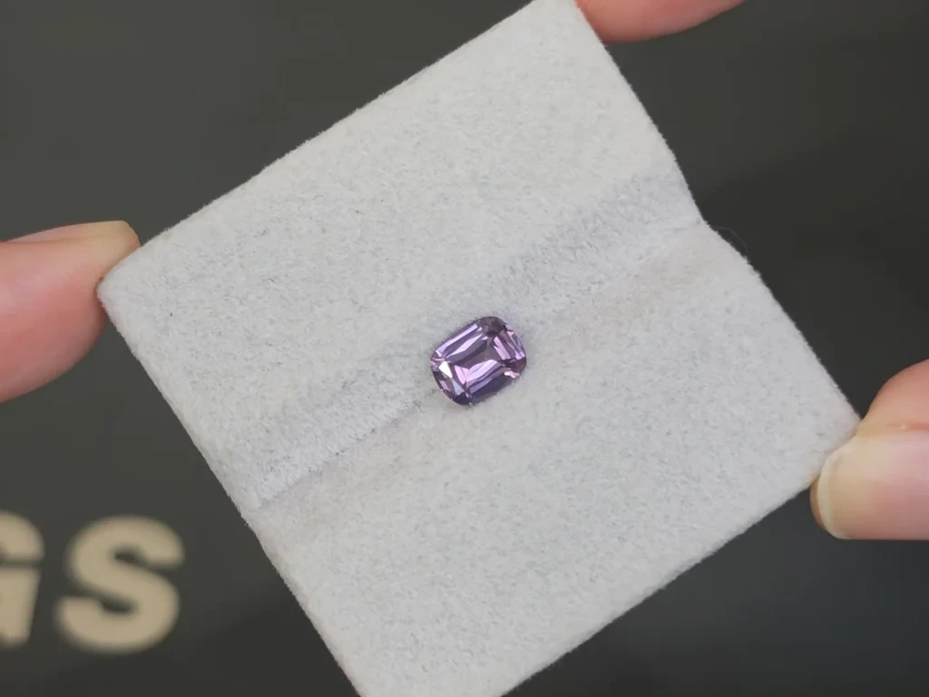 Lavender spinel cushion cut 1.11 carats, Tanzania Image №4