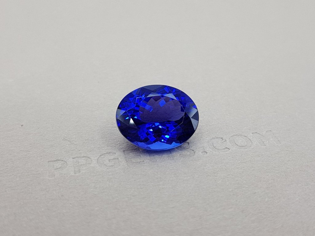 Bright oval cut tanzanite 8.51 ct Image №2