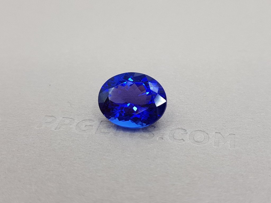 Bright oval cut tanzanite 8.51 ct Image №3