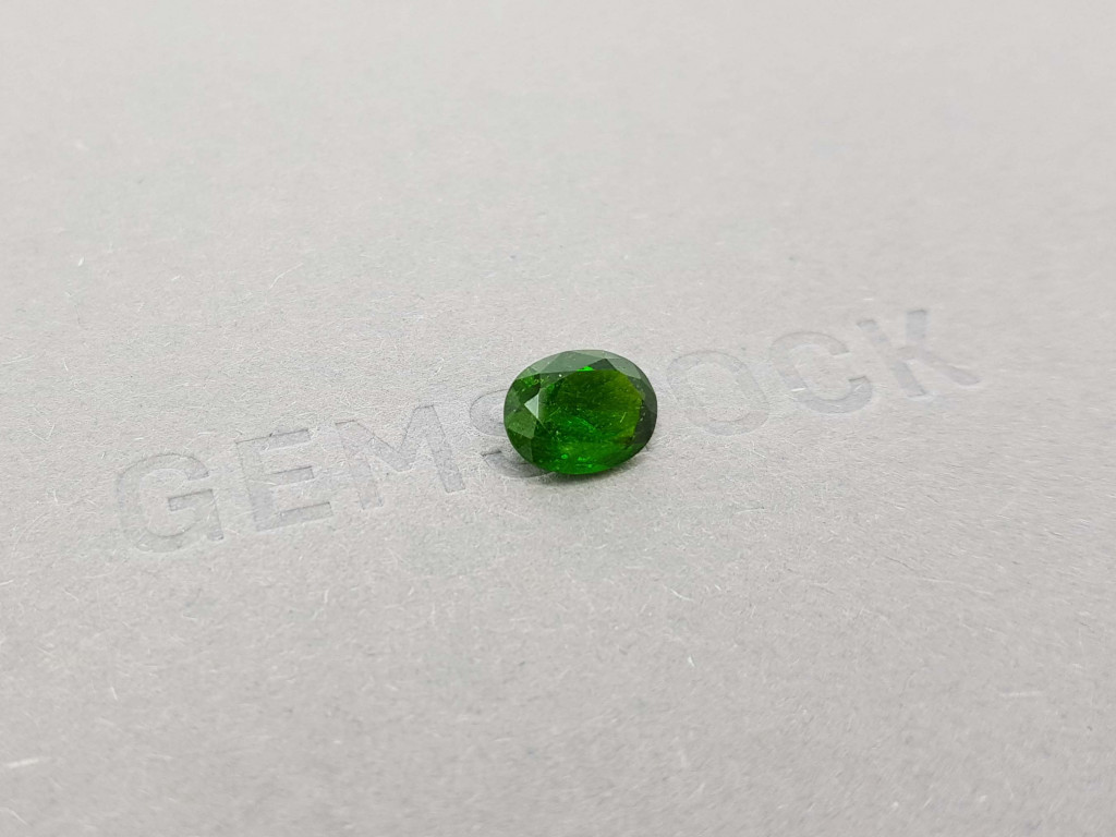 Chrome diopside oval cut 1.70 ct Image №2