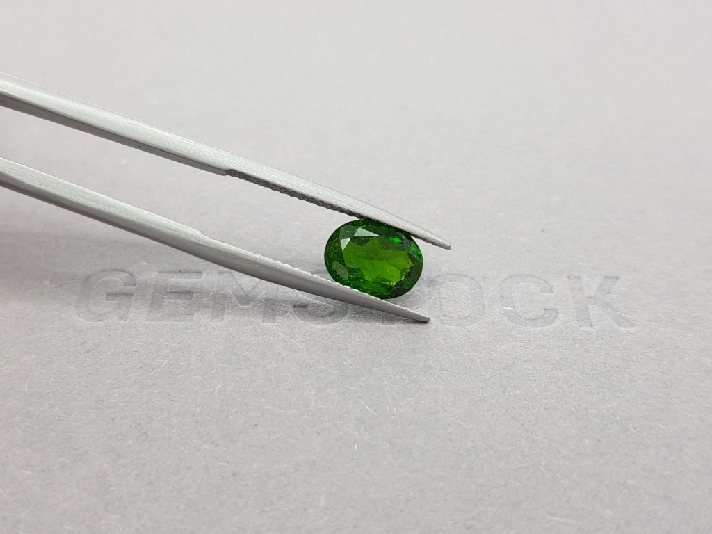 Chrome diopside oval cut 1.70 ct Image №4