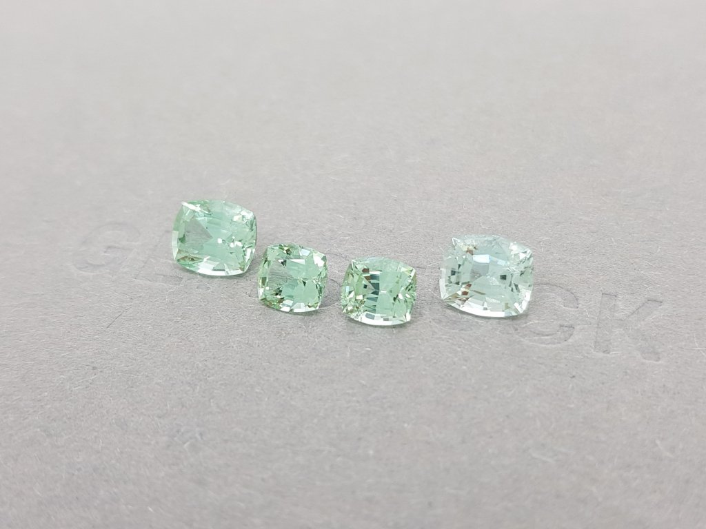 Set of light green tourmalines 4.81 carats Image №3