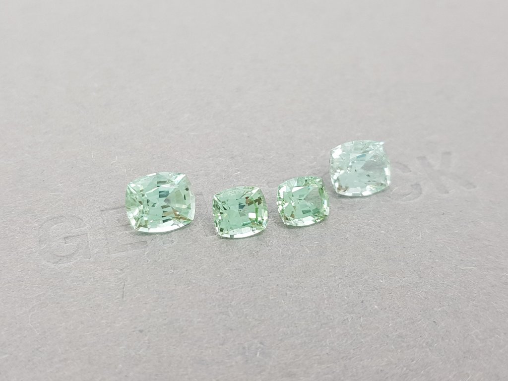 Set of light green tourmalines 4.81 carats Image №4