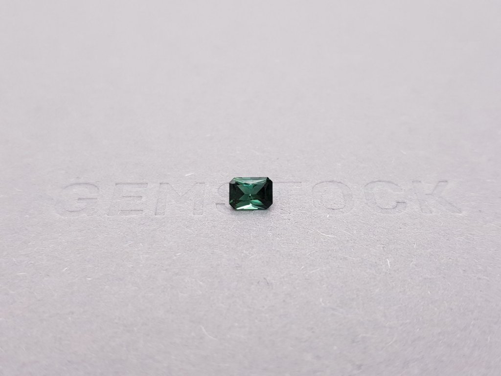 Blue-green radiant cut tourmaline 0.49 ct Image №1