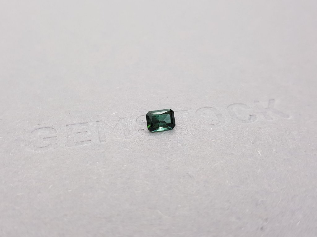 Blue-green radiant cut tourmaline 0.49 ct Image №2