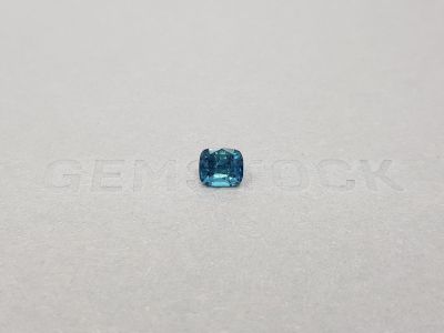Cushion cut blue tourmaline indicolite 0.97 ct photo