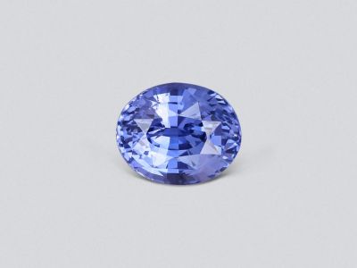 Natural untreated blue sapphire 2.62 carats in oval cut, Sri Lanka photo