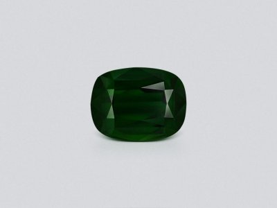 Deep green chrome tourmaline in cushion cut 1.92 carats, Pakistan  photo