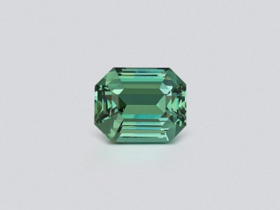 Unheated Teal sapphire in octagon 6.56 carats, Madagascar photo