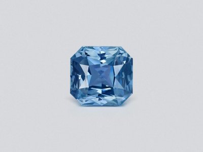 Unheated Teal sapphire in radiant cut 5.72 carats, Madagascar photo