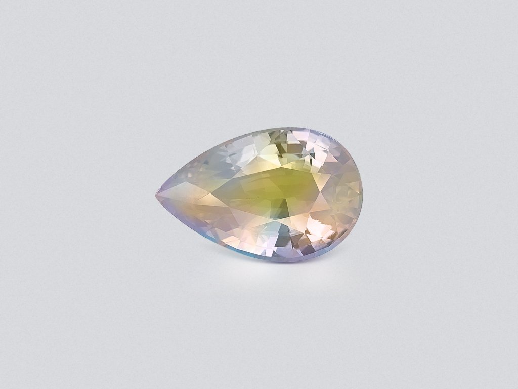 Rainbow moonstone pear cut 10.36 carats, Madagascar Image №1