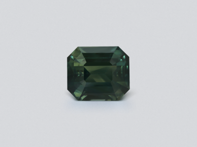 Teal sapphire octagon cut 5.94 carats, Madagascar photo
