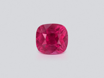 Unheated ruby Pigeon blood cushion cut 1.53 carats, Tanzania  photo
