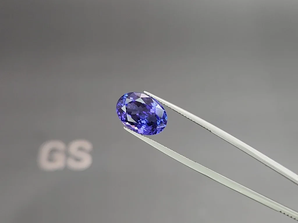 Tanzanite oval cut 7.55 carats, Tanzania Image №3
