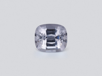 Steel Grey Vibrant spinel in cushion cut 4.24 carats, Burma  photo