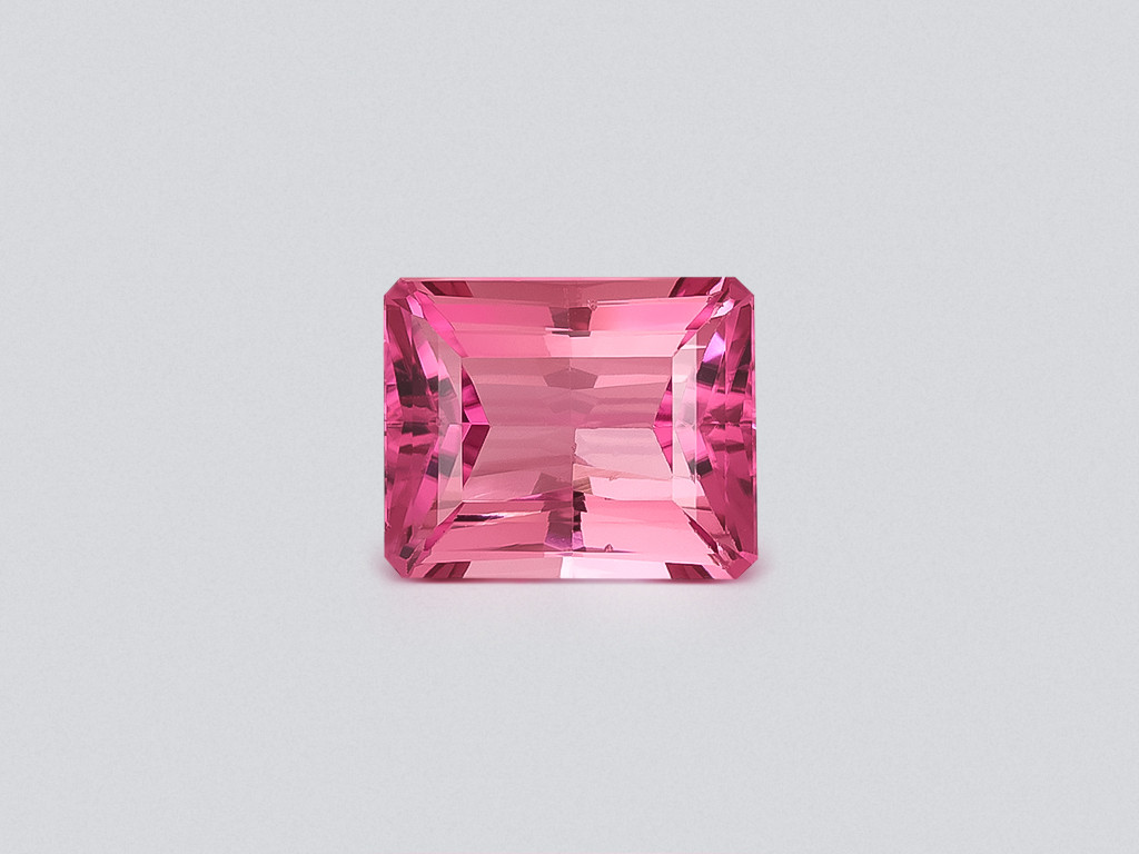 Pink tourmaline radiant cut 8.40 carats, Congo  Image №1