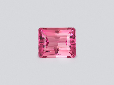 Pink tourmaline radiant cut 8.40 carats, Congo  photo