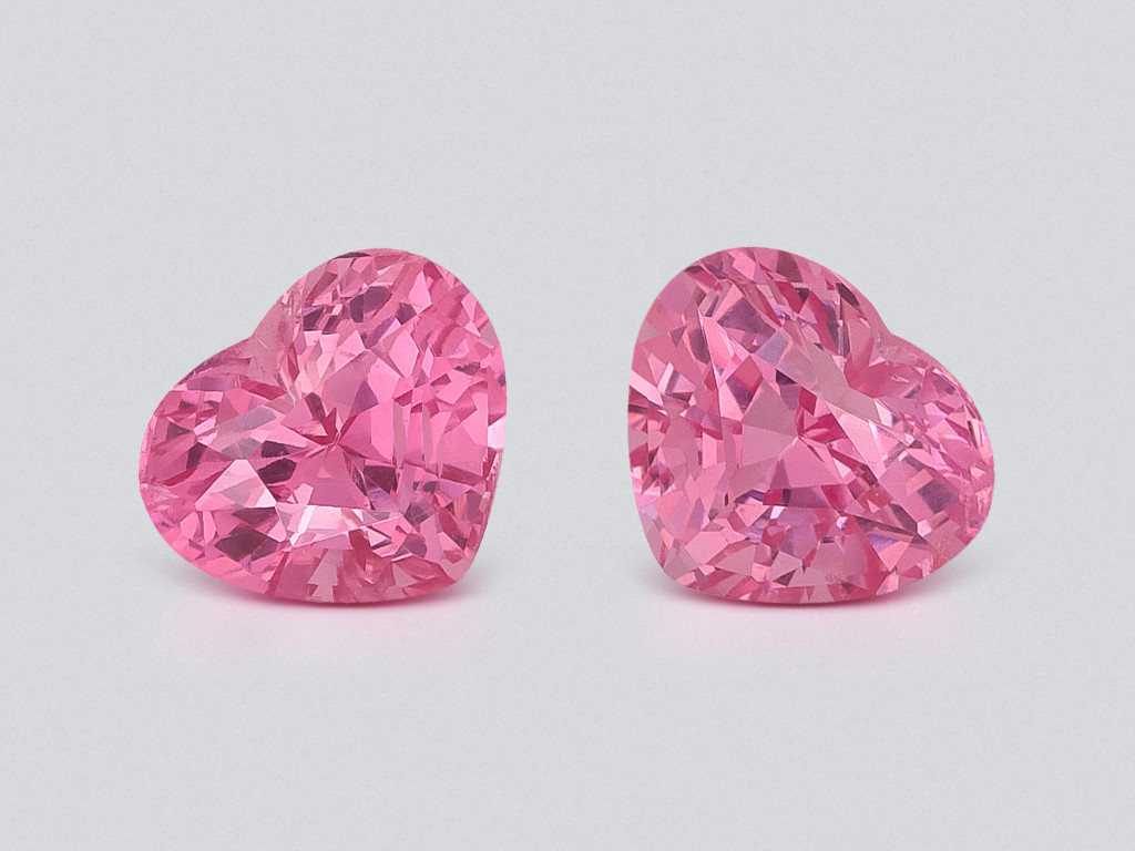 Pink spinel heart shape 1,96 carats, Tanzania Image №1