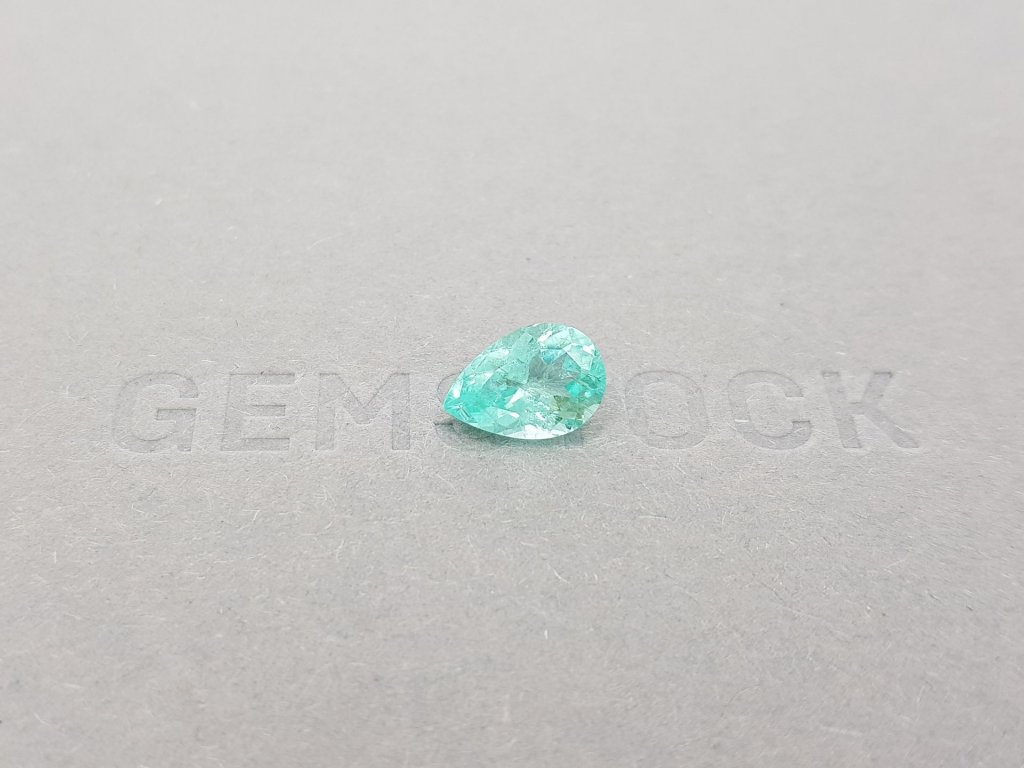 Paraiba tourmaline, pear cut, 2.01 ct, Mozambique Image №1