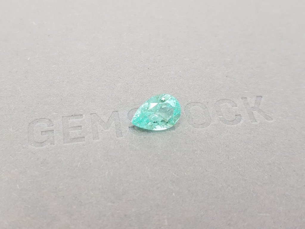 Paraiba tourmaline, pear cut, 2.01 ct, Mozambique Image №2