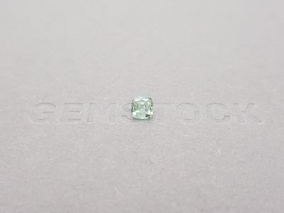 Light green cushion cut tourmaline 0.51 ct photo