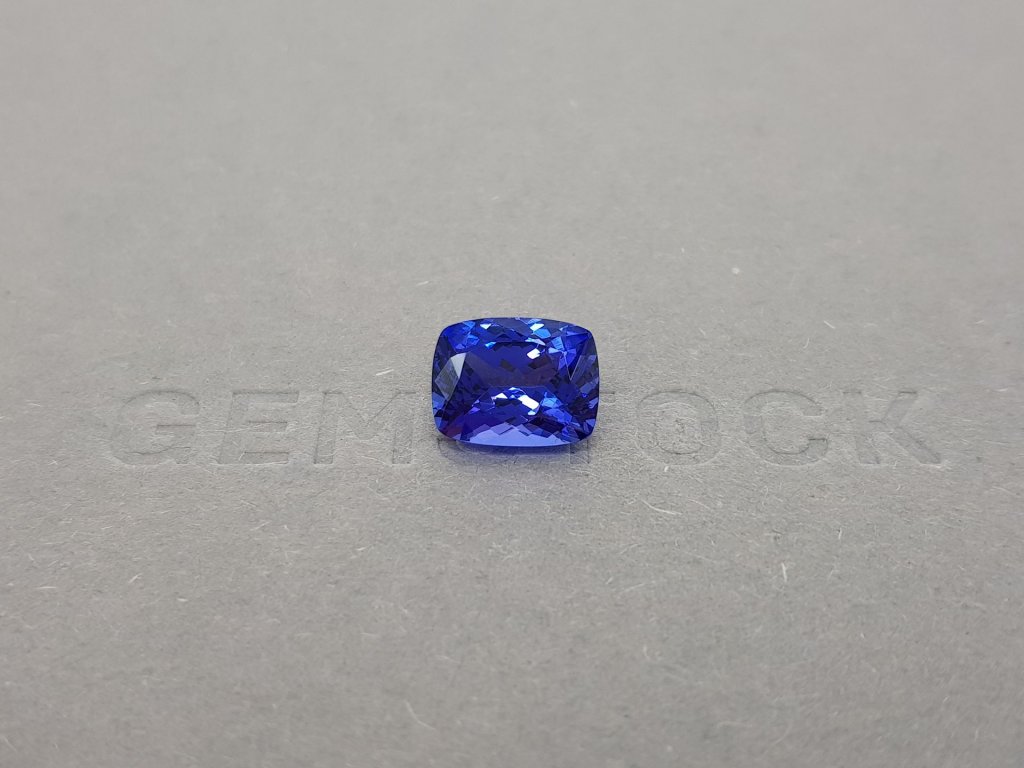 Intense cushion cut tanzanite 3.13 ct Image №1