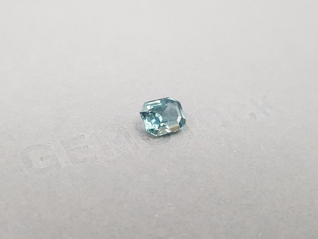 Teal Octagon Cut Madagascar Sapphire 2.02 ct Image №3