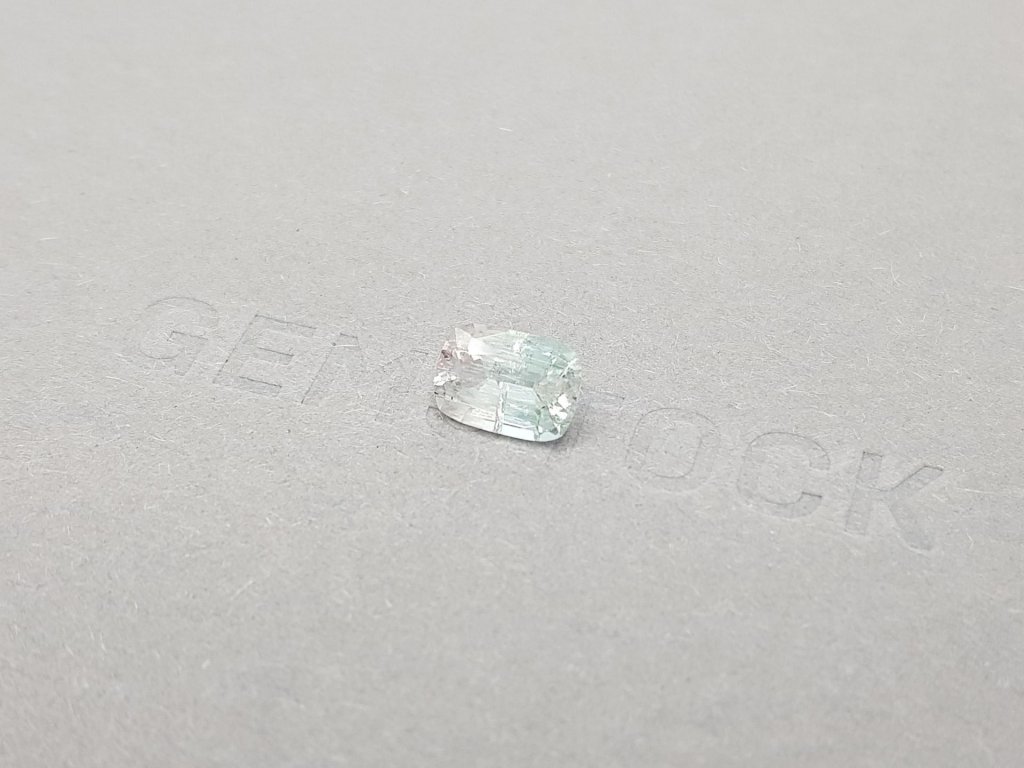 Light polychrome cushion cut tourmaline 1.54 ct Image №3