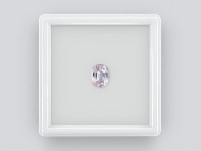 Light pink oval cut spinel 1.53 ct, Burma photo
