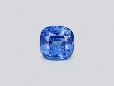 Unheated cushion cut Cornflower Blue sapphire 6.83 carats, Sri Lanka photo