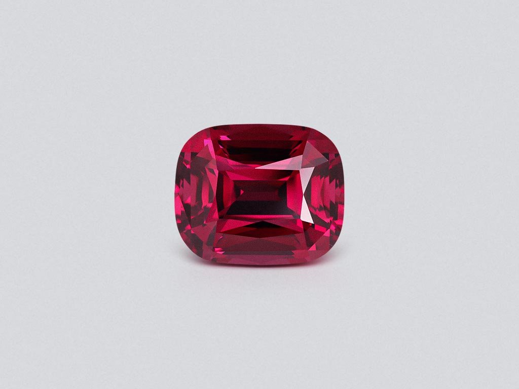 Garnet rhodolite cushion cut 15.09 carats, Tanzania Image №1