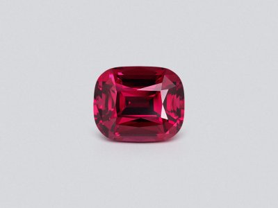 Garnet rhodolite cushion cut 15.09 carats, Tanzania photo