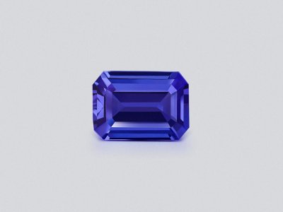 Tanzanite in octagon cut 5.19 carats, Tanzania photo