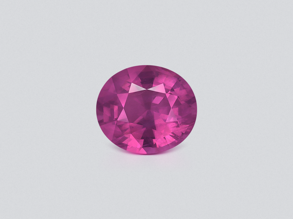 Pink spinel oval cut 5.00 carats, Tanzania Image №1