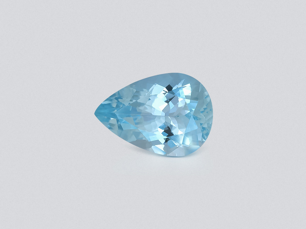 Aquamarine pear cut 4.24 carats, Madagascar Image №1
