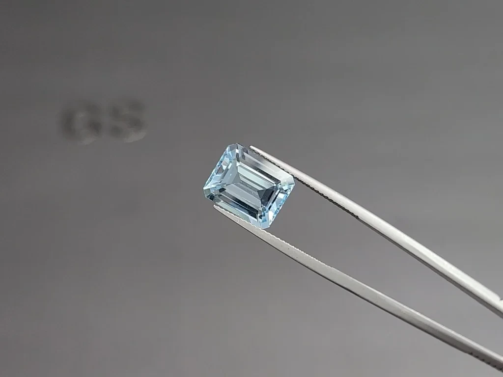 Aquamarine octagon cut 5.82 carats, Madagascar Image №3