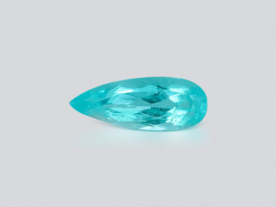 Neon Paraiba tourmaline greenish blue pear cut 1.16 carats, Mozambique photo