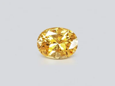 Mandarin garnet hessonite 6.73 ct from Madagascar, GFCO photo