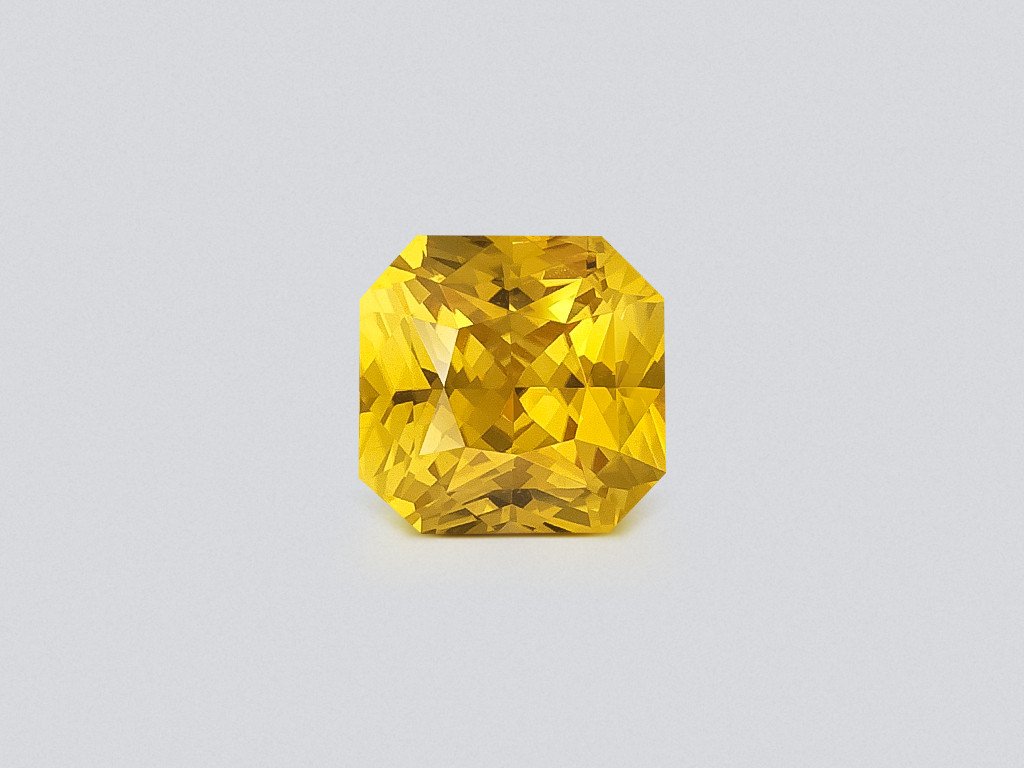 Sapphire Vivid Yellow  radiant cut 1.53 carats, Sri Lanka Image №1