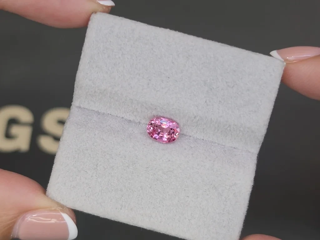 Unheated Padparadscha sapphire oval cut 1.06 carats, Sri Lanka Image №4