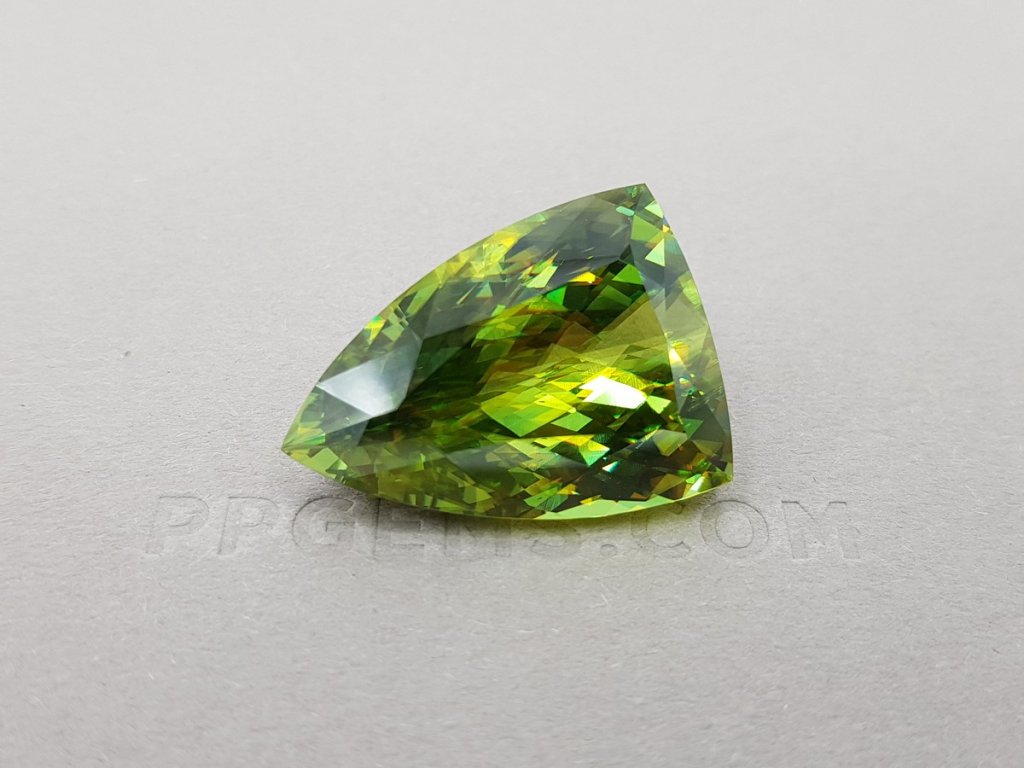 Large green sphene 36.41 ct, Zimbabwe Image №2