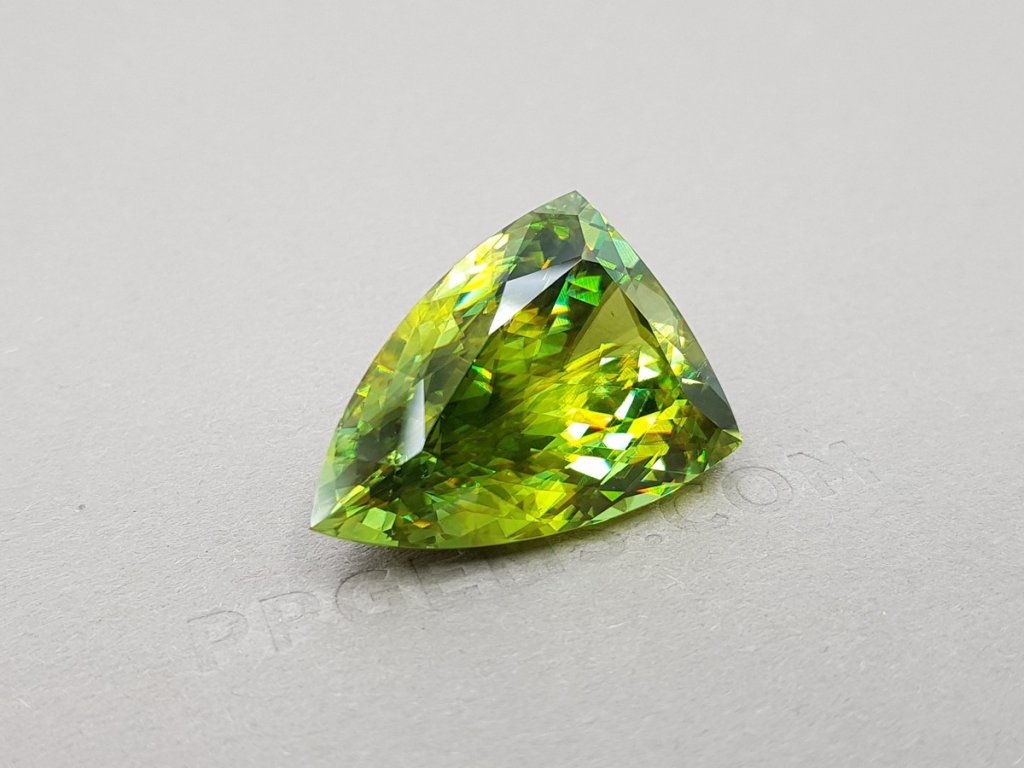 Large green sphene 36.41 ct, Zimbabwe Image №5