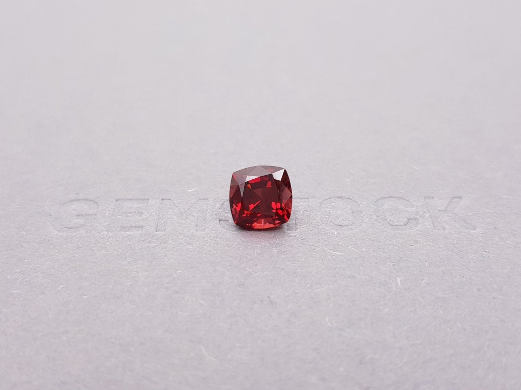 Cushion cut red garnet 2.56 ct, Russia Image №1